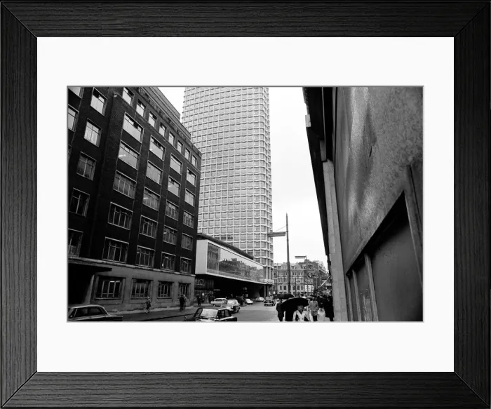 Framed Print : Centre Point, 101-103 New Oxford Street, Cambridge Circus, London, 4th May 1967 Framed Print : Centre Point, 101-103 New Oxford Street, Cambridge Circus, London, 4th May 1967
