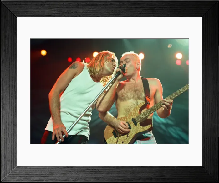 Framed Print : Def Leppard performing live at the NEC Birmingham. 16th November 1996