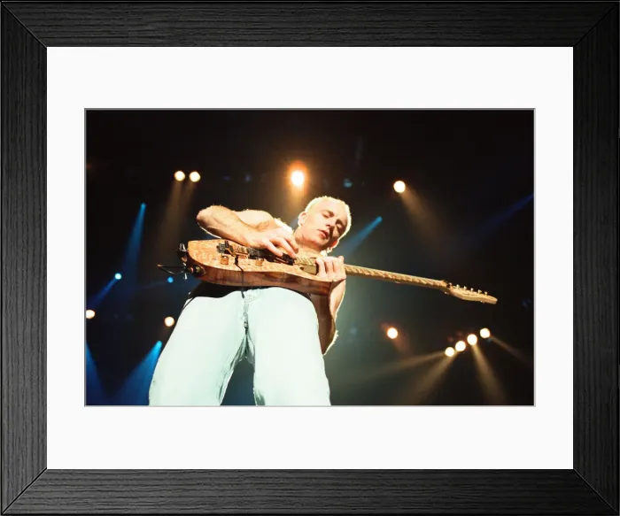 Framed Print : Def Leppard performing live at the NEC Birmingham. 16th November 1996 Framed Print : Def Leppard performing live at the NEC Birmingham. 16th November 1996