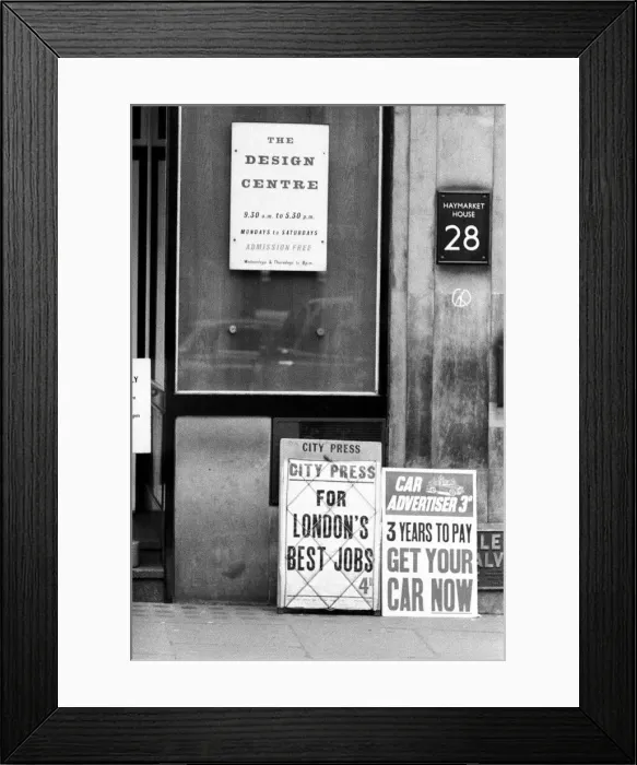 Framed Print : The Design Centre, 28 Haymarket, near Piccadilly Circus, London Framed Print : The Design Centre, 28 Haymarket, near Piccadilly Circus, London
