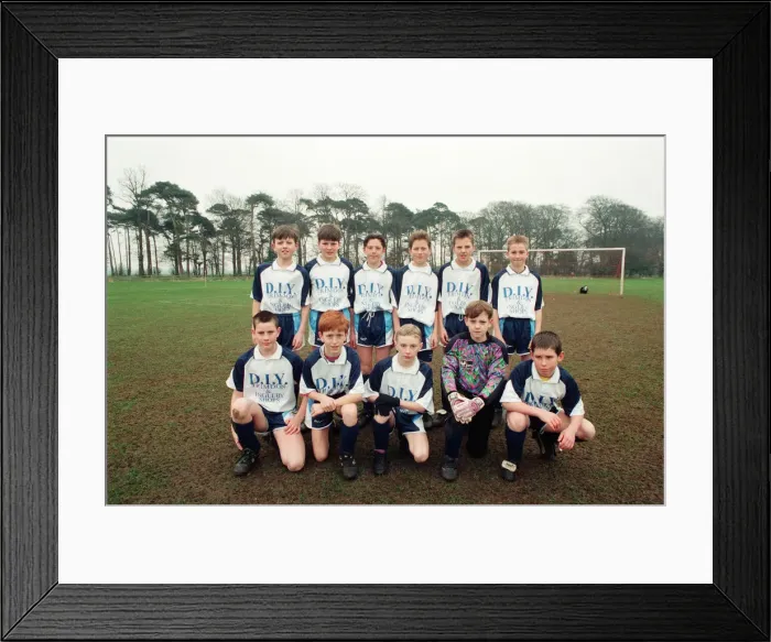Framed Print : Kader (Blue) v Marton (Red), Under 12s league cup semi final Framed Print : Kader (Blue) v Marton (Red), Under 12s league cup semi final