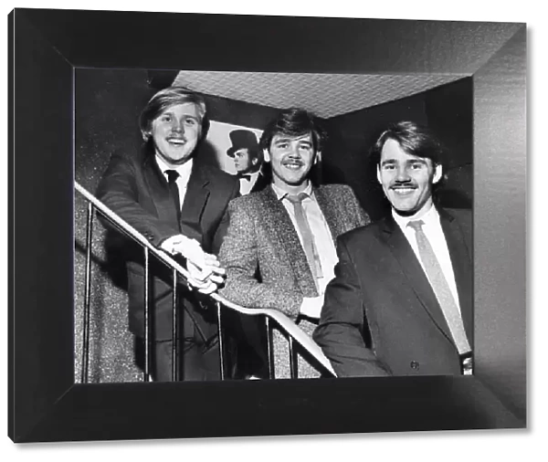 The three managers at Cagneys Night Club in Liverpool, Phil McDonagh