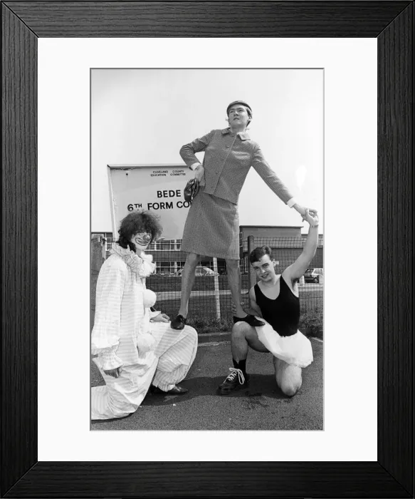 Framed Print : Students get ready for Bedeaid, a talent show held by Billingham Framed Print : Students get ready for Bedeaid, a talent show held by Billingham