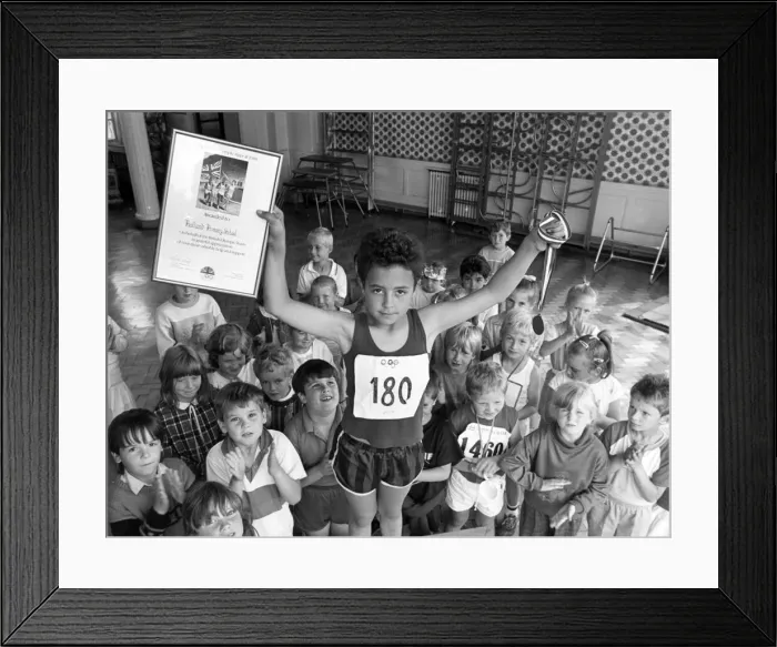 Framed Print : A Billingham School organised a marathon fund-raising fortnight to boost the British