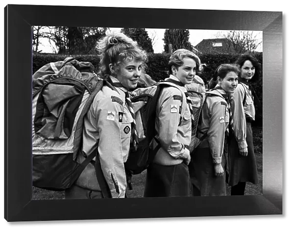 These four venture scouts from the 41st St Phillis group at Birchencliffe are off to