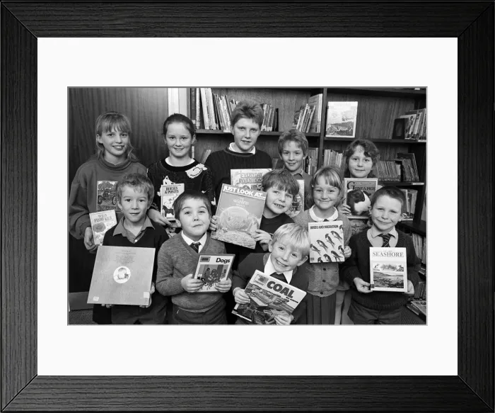 Framed Print : Young Bookworms from Linthwaite CE School have become TV stars on ITVs This Morning Framed Print : Young Bookworms from Linthwaite CE School have become TV stars on ITVs This Morning