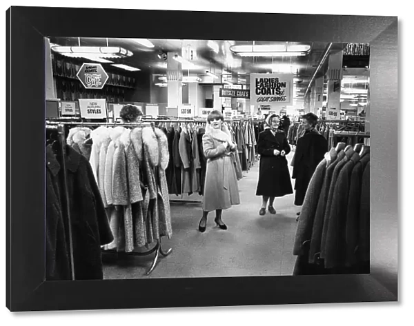 Womens Fashion Floor at Blackers Department Store, Liverpool 14th November 1980