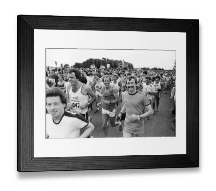 Framed Print : Mersey Marathon is run for the first time since the 1960s, with over 3