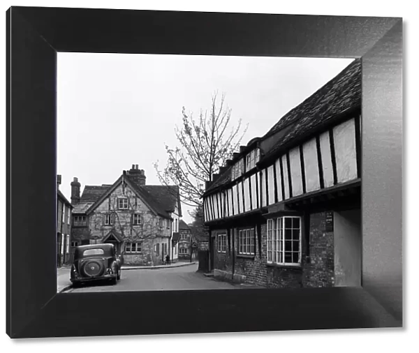 Church Street in Princes Risborough, Buckinghamshire. 18th May 1954