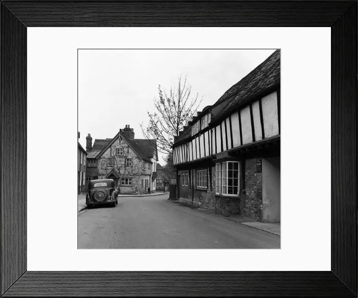 Framed Print : Church Street in Princes Risborough, Buckinghamshire. 18th May 1954 Framed Print : Church Street in Princes Risborough, Buckinghamshire. 18th May 1954
