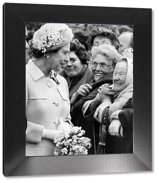 HRH Queen Elizabeth II seen here at the opening of Liverpool
