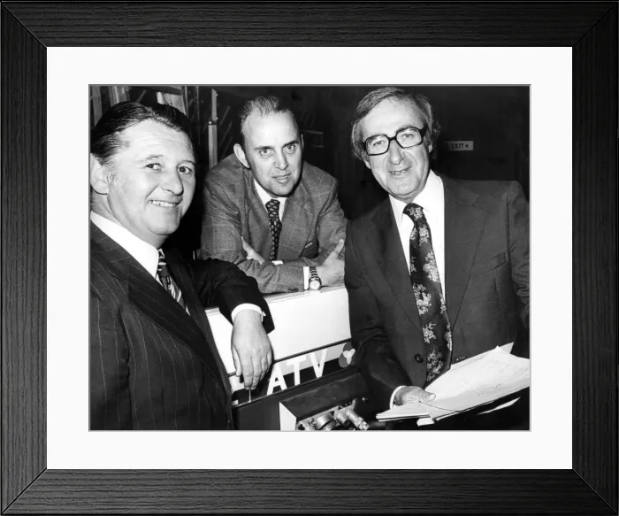 Framed Print : Shaw Taylor MBE, a British actor and television presenter Framed Print : Shaw Taylor MBE, a British actor and television presenter