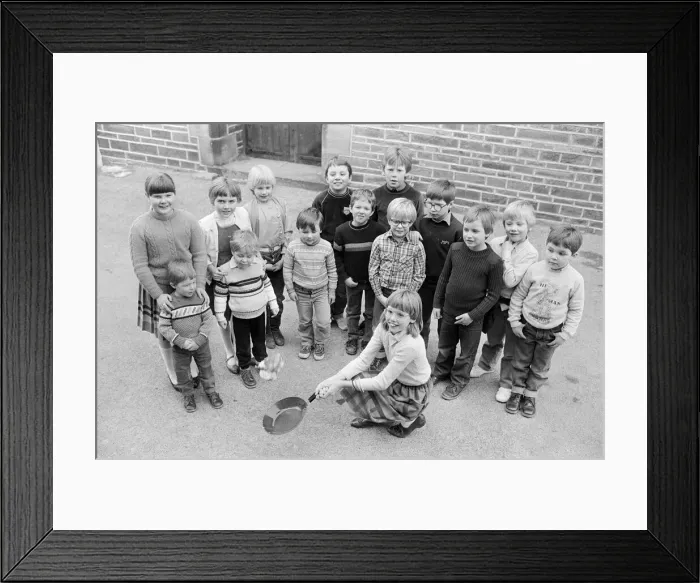 Framed Print : Some of the 56 children aged between four and 13, who attended St John Church Sunday Framed Print : Some of the 56 children aged between four and 13, who attended St John Church Sunday