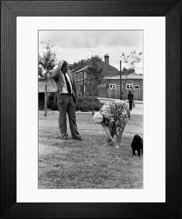 Framed Print : Ninety two year old supergran Winifried Ali gives a demonstration of her ability to