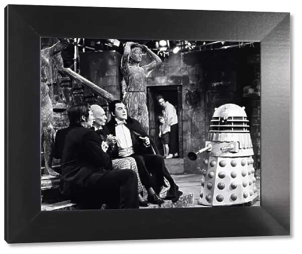 Actor William Hartnell - the first Doctor - pictured during rehearsals at Television