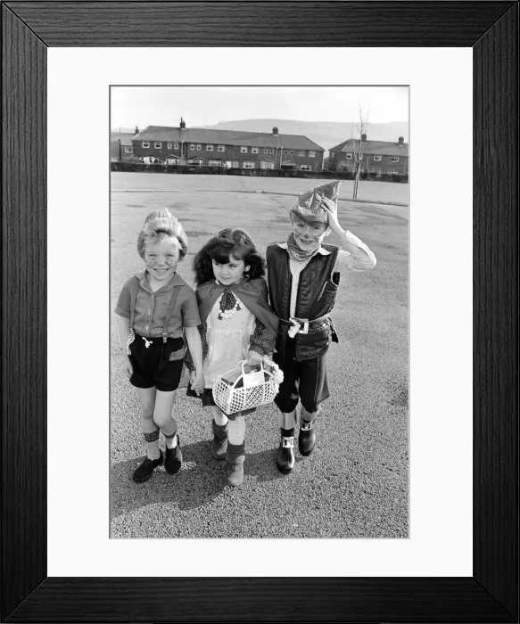 Framed Print : Meet Pinocchio, Red Riding Hood and Robin Hood who are helping children at an Elland