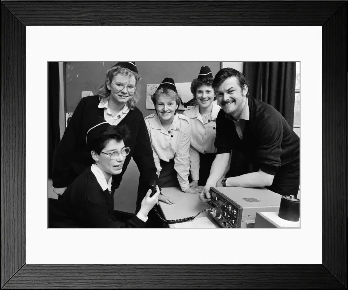 Framed Print : Guides from the 7th Mirfield Company took to the radio at the weekend Framed Print : Guides from the 7th Mirfield Company took to the radio at the weekend