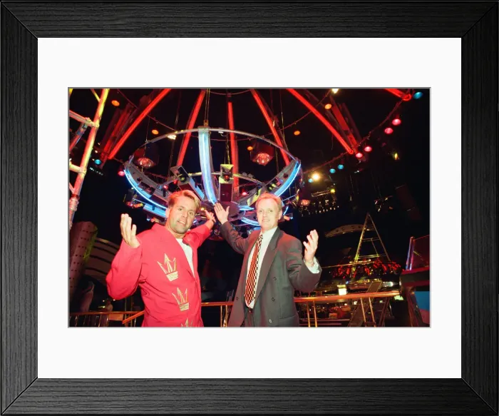 Framed Print : John Anderson, manager of The Visage, Stocktons new nightclub
