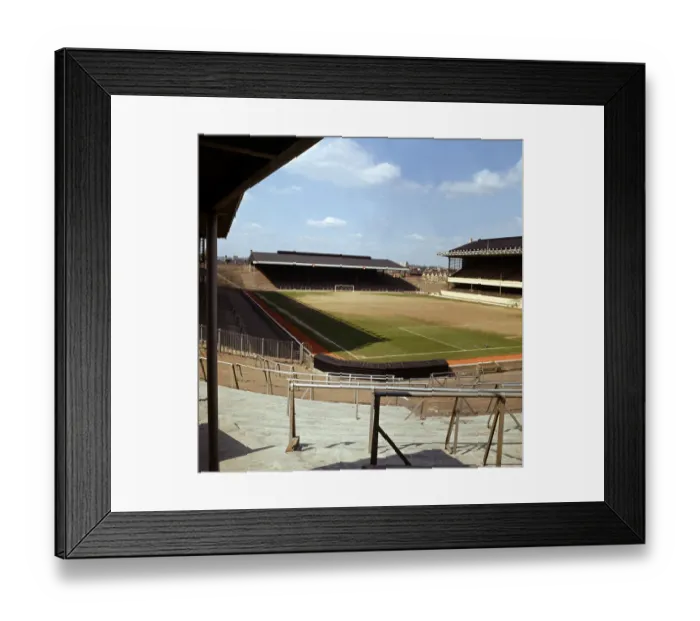 Framed Print : Highbury Stadium, Arsenal Football Ground. May 1966