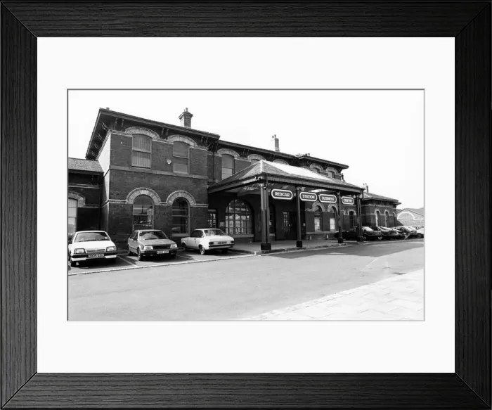 Framed Print : Redcar Station Business Centre, 21st August 1992