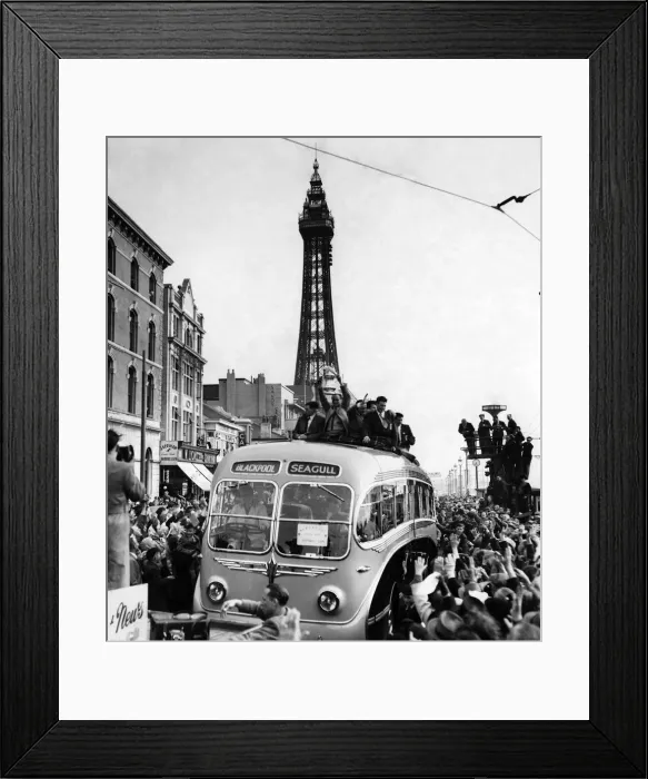Framed Print : Blackpool, coming here tonight... For the first time in history the famous Blackpool Framed Print : Blackpool, coming here tonight... For the first time in history the famous Blackpool