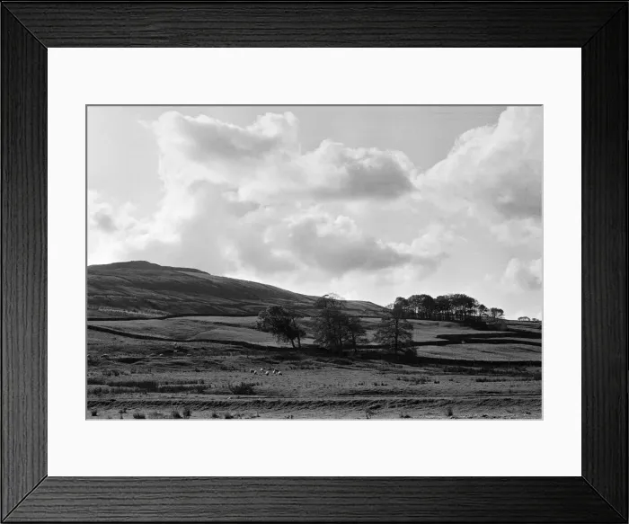 Framed Print : Yorkshire Dales, North Yorkshire. Sunday 24th October 1982 Framed Print : Yorkshire Dales, North Yorkshire. Sunday 24th October 1982