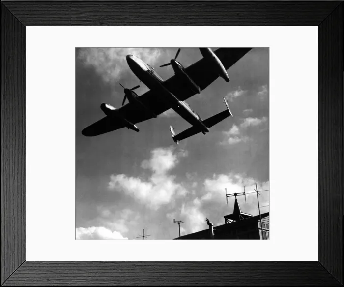 Framed Print : The Flying Testbed. A Lancaster fitted with piston and jet engines Framed Print : The Flying Testbed. A Lancaster fitted with piston and jet engines