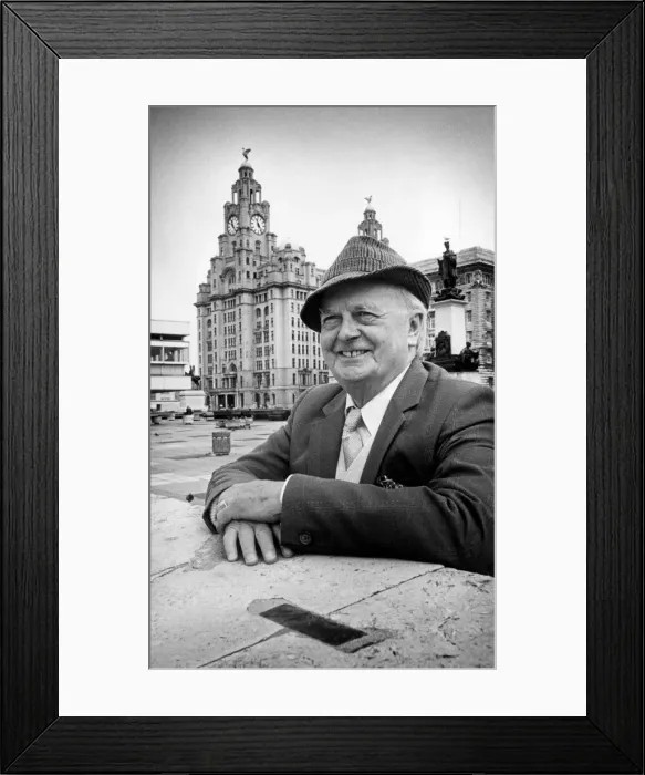 Framed Print : Liverpool Echo writer George Harrison who followed The Beatles on tour Framed Print : Liverpool Echo writer George Harrison who followed The Beatles on tour