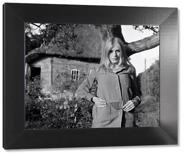 Marianne Faithfull, 30th September 1972. Published in Sunday Mirror on 1st October 1972