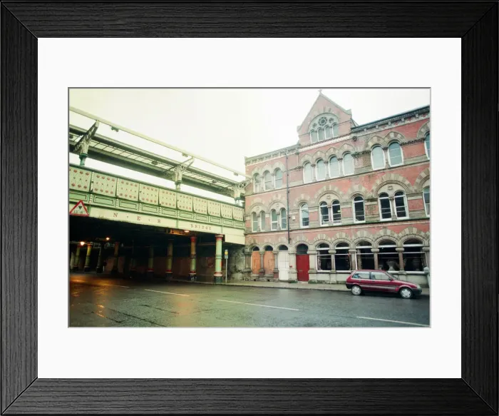 Framed Print : Exchange Place, Middlesbrough, 22nd December 1993