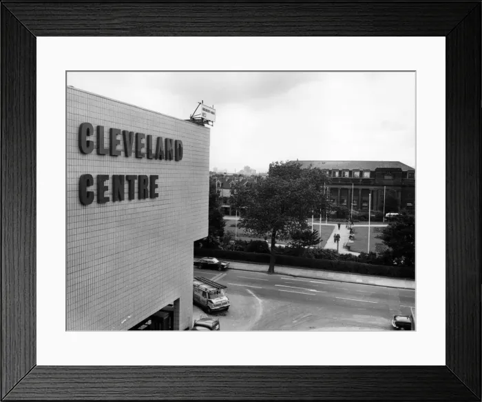 Framed Print : Cleveland Centre, Middlesbrough, 3rd August 1972