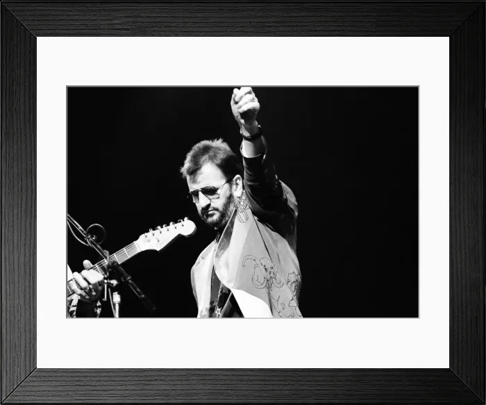 Framed Print : Former Beatles drummer Ringo Starr performing in concert at the Empire Theatre, Liverpool Framed Print : Former Beatles drummer Ringo Starr performing in concert at the Empire Theatre, Liverpool