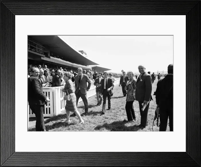 Framed Print : Owners and special guests leave the course before the start of the 1971 Andy Capp Framed Print : Owners and special guests leave the course before the start of the 1971 Andy Capp