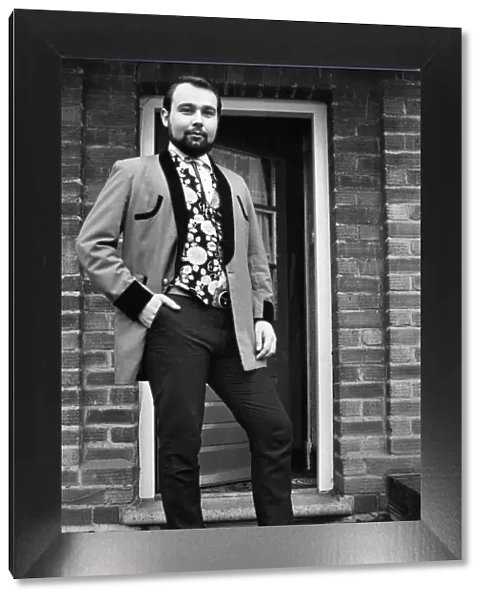 PC Roger Cox seen here dressed as a teddy boy. 17th January 1979