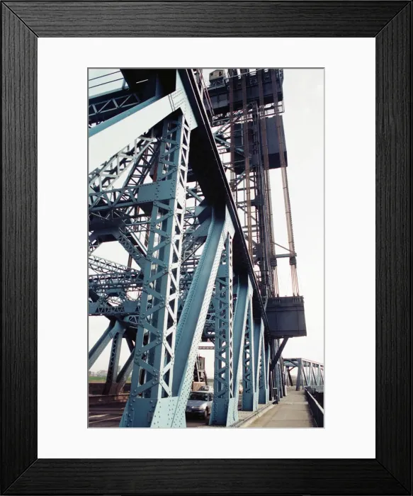 Framed Print : The Newport Bridge, Middlesbrough, 16th February 1993 Framed Print : The Newport Bridge, Middlesbrough, 16th February 1993