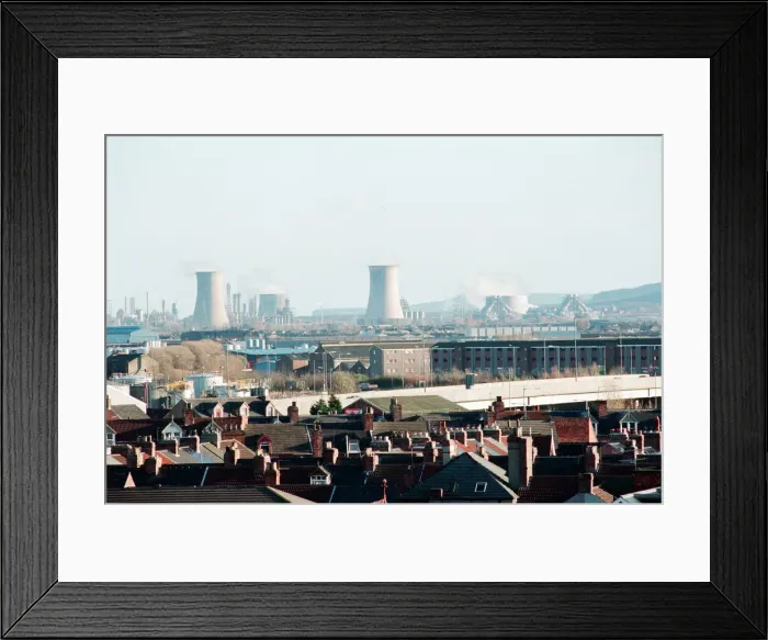 Framed Print : Views of Middlesbrough, 8th December 1994. Looking across the A66 towards ICI Framed Print : Views of Middlesbrough, 8th December 1994. Looking across the A66 towards ICI