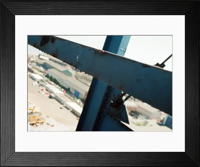 Framed Print : Tees Transporter Bridge, Middlesbrough, 27th June 1995 Framed Print : Tees Transporter Bridge, Middlesbrough, 27th June 1995