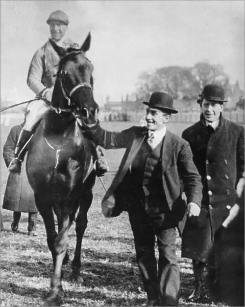 Poethlyn seen here after winning the 1919 Grand National 28th March 1919