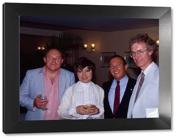 Timothy West, Prunella Scales, Ed Mirvish and Bamber Gascoigne, 6th July 1984