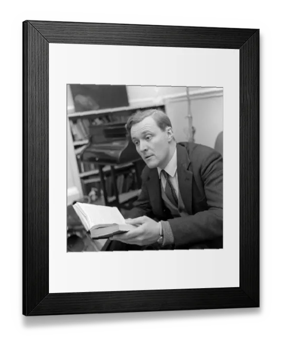 Framed Print : Tony Benn Labour MP 21st March1961 at home