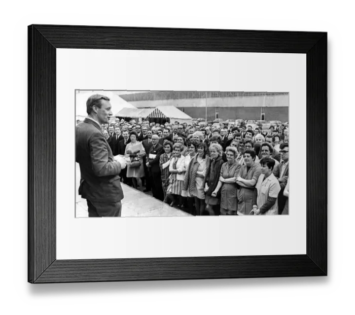 Framed Print : Tony Benn, was a British Labour Party politician who was a Member of Parliament (MP