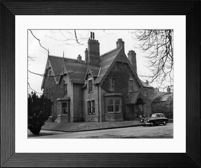 Framed Print : Former home of Col. H E Kitching, will next year become Stockton Framed Print : Former home of Col. H E Kitching, will next year become Stockton