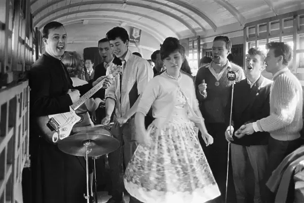 Rock n Roll special train to Clacton. 18th April 1960