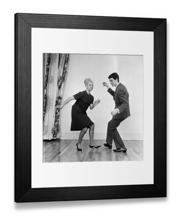 Framed Print : Demonstration of the Bossa Nova dance, 26th November 1962 Framed Print : Demonstration of the Bossa Nova dance, 26th November 1962