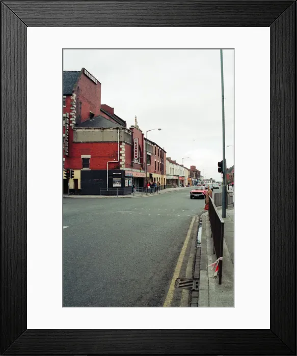 Framed Print : Cannon Cinema and Shops, along Prince Regent Street, Stockton, due to be demolished Framed Print : Cannon Cinema and Shops, along Prince Regent Street, Stockton, due to be demolished