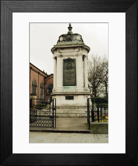 Framed Print : Stockton Cenotaph, 18th April 1995 Framed Print : Stockton Cenotaph, 18th April 1995