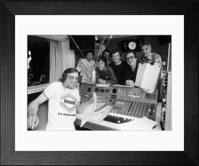 Framed Print : Bob Hopton, BRMB Radio, Programme Controller, 17th April 1980