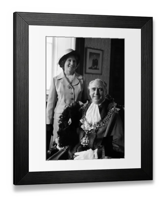 Framed Print : Councillor James Eames is elected Lord Mayor of Birmingham