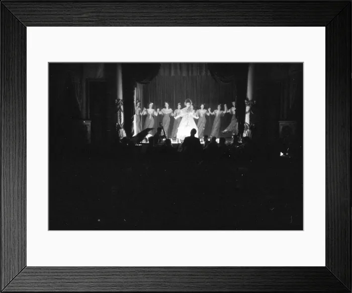 Framed Print : Old time music hall show by the RAF at Henlow Aerodrome, Bedfordshire Framed Print : Old time music hall show by the RAF at Henlow Aerodrome, Bedfordshire