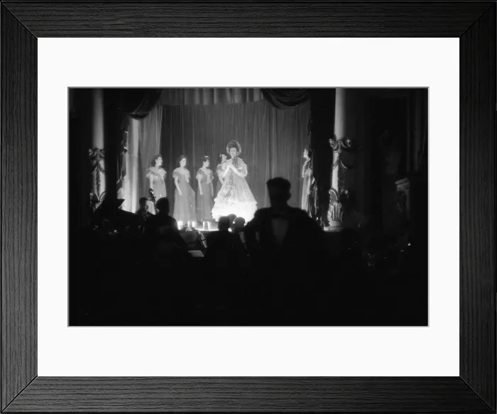 Framed Print : Old time music hall show by the RAF at Henlow Aerodrome, Bedfordshire Framed Print : Old time music hall show by the RAF at Henlow Aerodrome, Bedfordshire